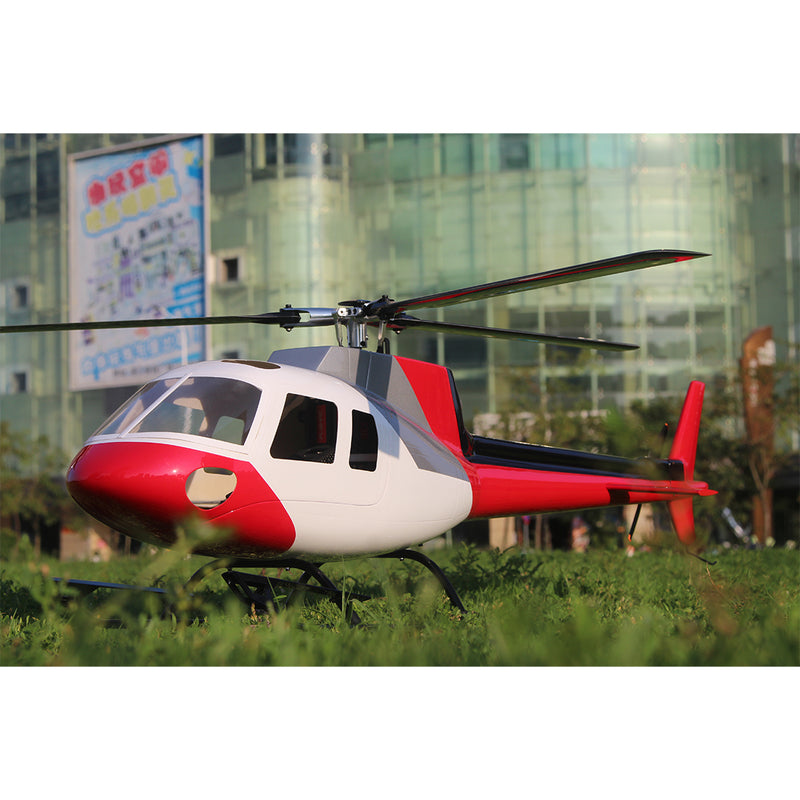 FLISHRC Eurocopter AS350 500-Class RC Helicopter 2.4G 6CH with L7 Flight Controller & 4-Mode GPS Positioning – RTF Version - EngineDIY