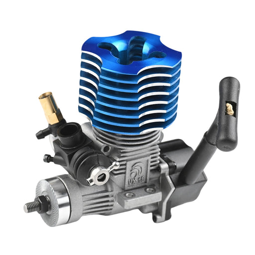 vrx vx-18 2.95cc two-stroke nitro engine model with recoil starter for 1/10 scale rc off-road trucks, on-road vehicles and trucks