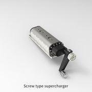 enjomor metal srew-type supercharger for enjomor gs-v12 engine model