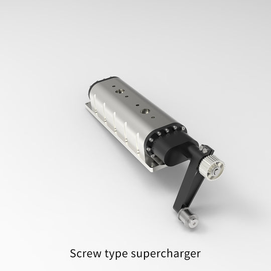 enjomor metal srew-type supercharger for enjomor gs-v12 engine model