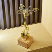 Mechanical Butterfly Dynamic 3D DIY Mechanical Metal Butterfly Model Kit for Kids, Teens, and Adults - EngineDIY