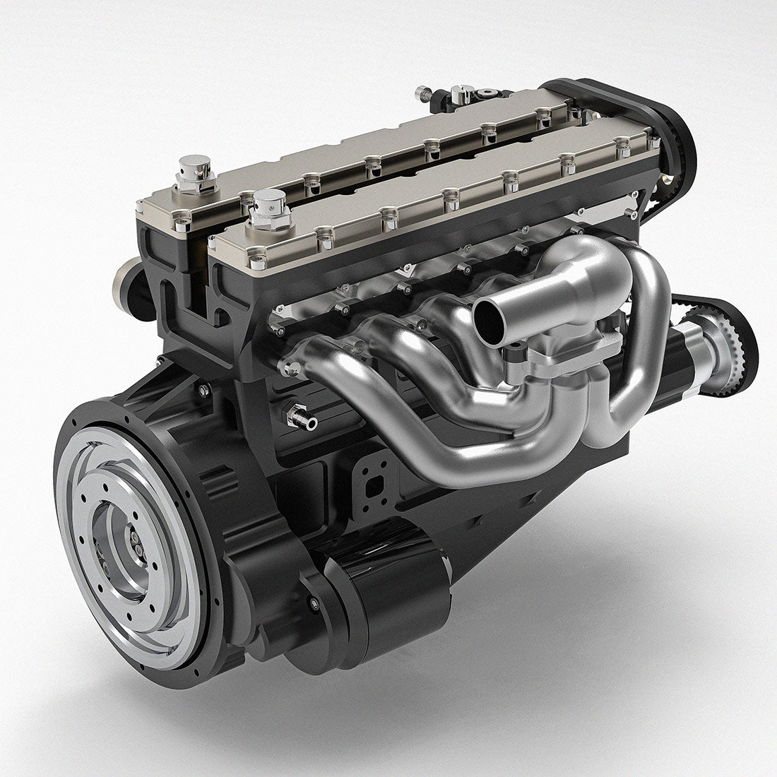 enjomor gs-L6 1/5 scale 28cc inline 6-cylinder dohc 4-stroke water-cooled gasoline ic engine model