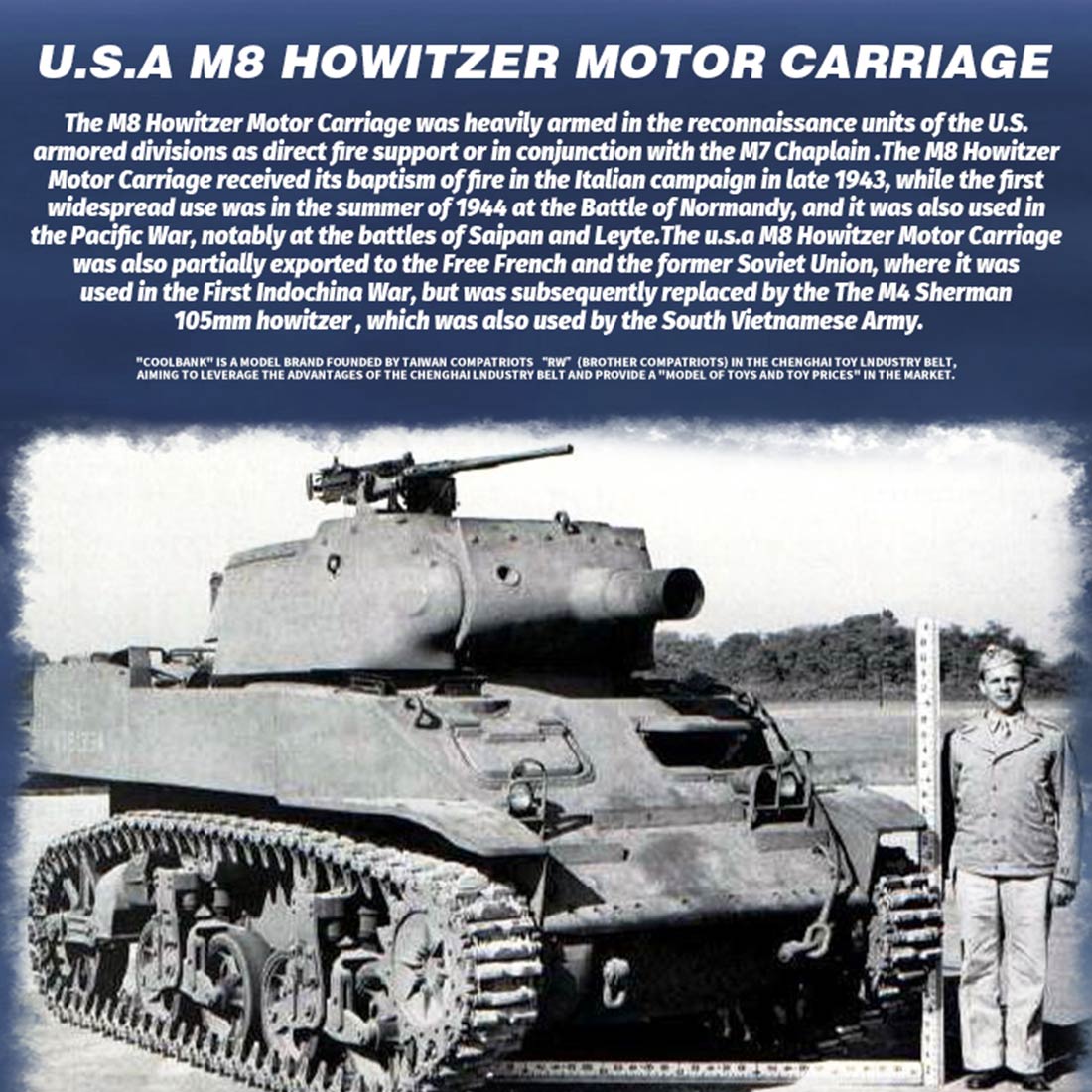 1/16 scale 2.4g u.s. mb self-propelled howitzer rc simulation tank model with sound and lights, telescoping smoke, dual-speed modes