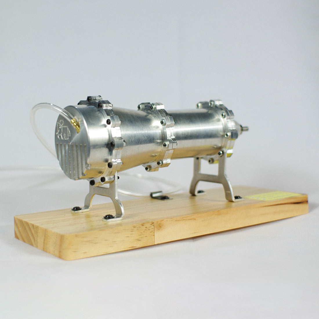 Working Multi-Stage Centrifugal Steam Turbine Model, Alloy External Combustion Engine Demonstration Model for Educational Science Teaching Display - EngineDIY
