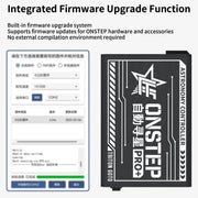ONSTEP Auto GOTO Upgrade Kit PRO+, 12V DC 5.5×2.1 Input, Comaptible with EO3D/EXOS2 Equitorial Mount - EngineDIY