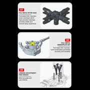 goosky e2 uh-1y 2.4g rc 6ch dual brushless direct drive scale aerobatic gts flight control helicopter model