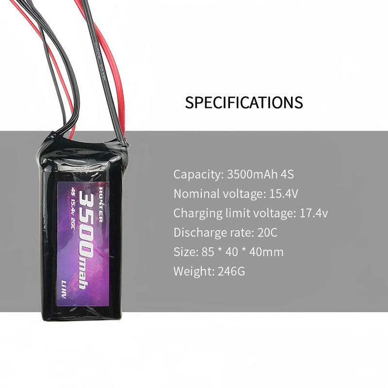 4S 3500MAH XT60 Battery for T1 VTOL Fixed-Wing Aircraft