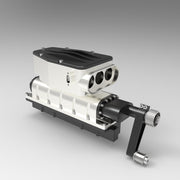 enjomor metal srew-type supercharger for enjomor gs-v12 engine model