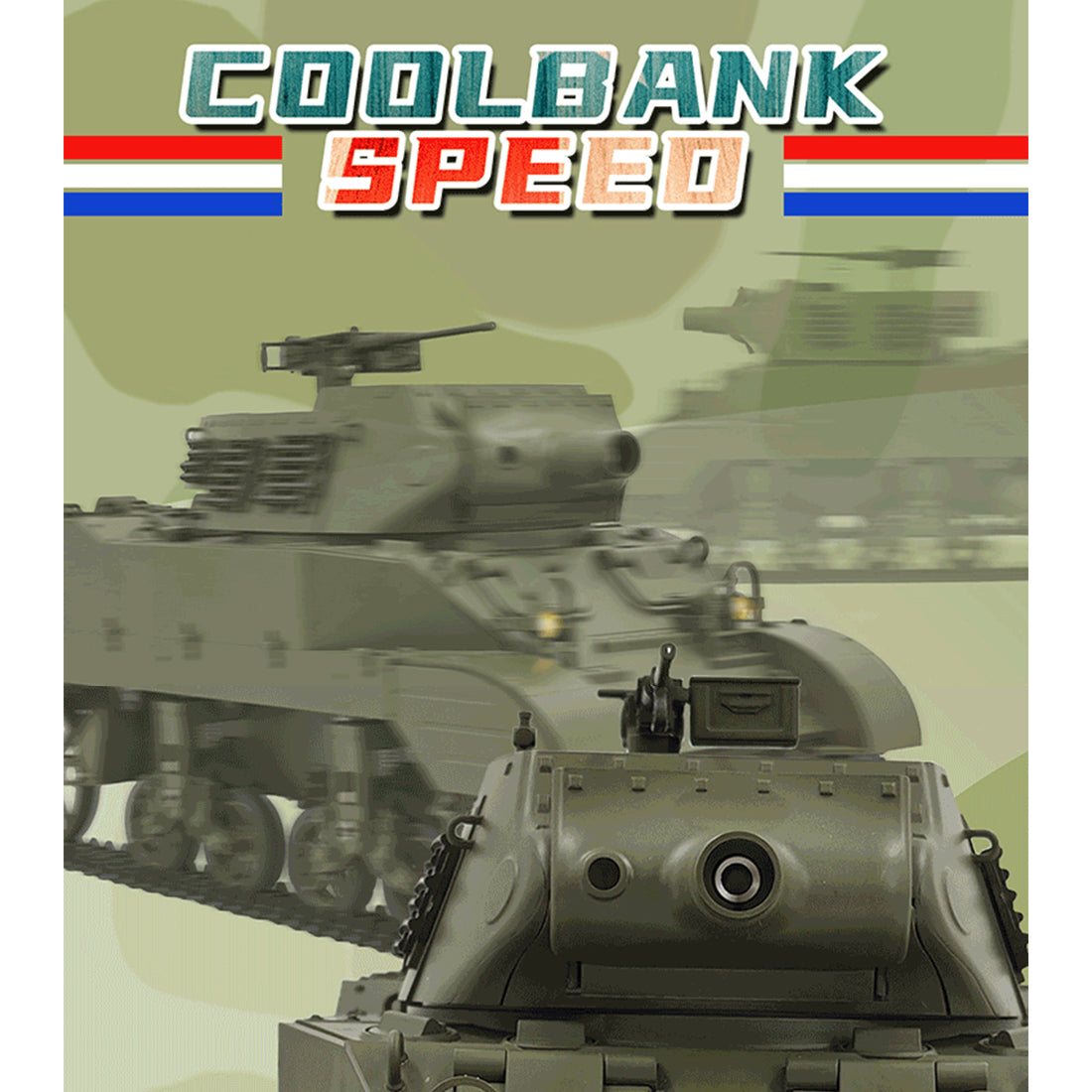 1/16 scale 2.4g u.s. m8 self-propelled howitzer rc tank model with sound and lights, telescoping smoke, dual-speed modes