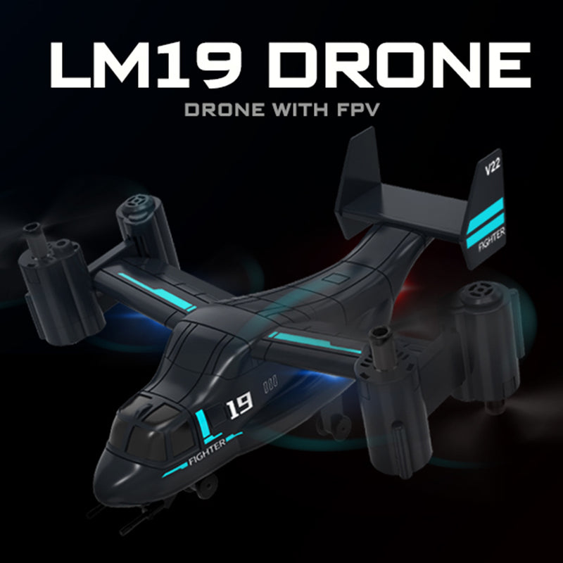 lmrc v-22 2.4g 6ch land/air dual-mode scale rc helicopter model with optical flow positioning