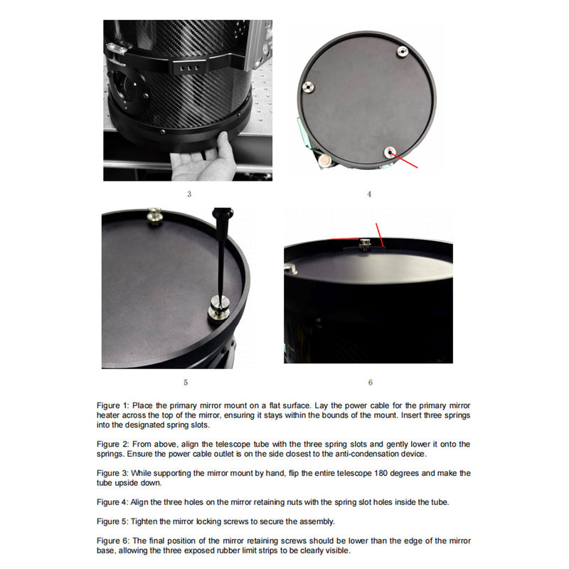OCAL H-2 D206mm F2.72 560mm Focal Length Newtonian Reflector Telescope (Model H-206) - EngineDIY