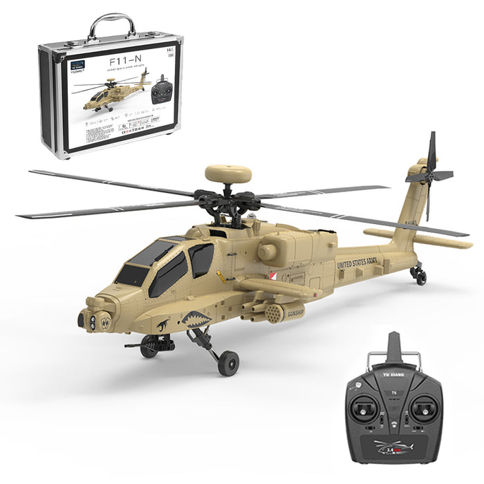 wolfbush & yu xiang f11-n ah64 apache rc helicopter 