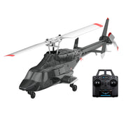 rc era a61 1/52 scale airwolf 2.4g 4ch single rotor flybarless mini rc helicopter model with optical flow altitude hold rtf