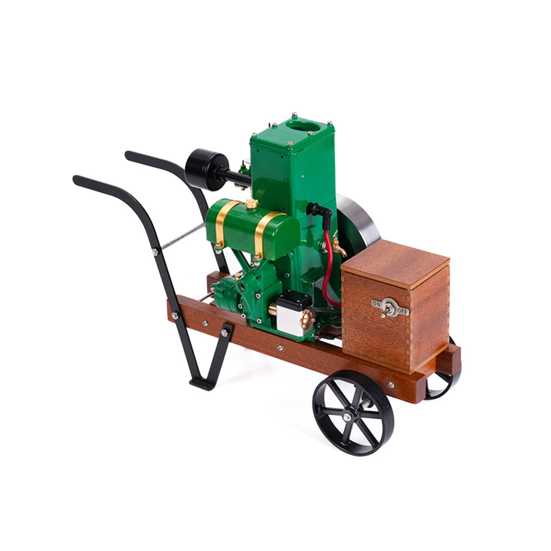 RETROL & OKMO D Type Stationary Miniature Gasoline Internal Combustion Engine Model Centennial Anniversary Edition - EngineDIY