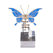 mechanical bionic butterfly 3d metal kinetic sculpture model for desktop display & collection (finished)