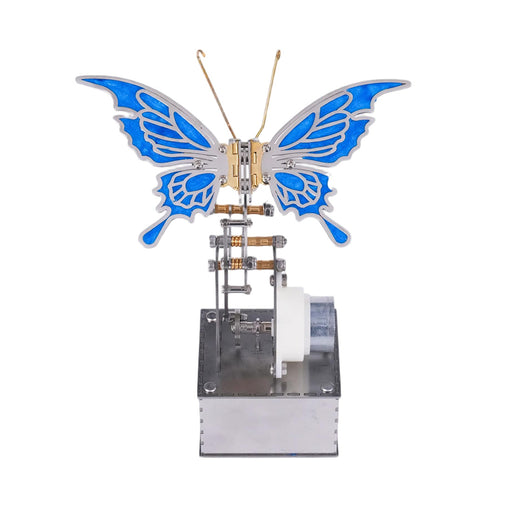 mechanical bionic butterfly 3d metal kinetic sculpture model for desktop display & collection (finished)