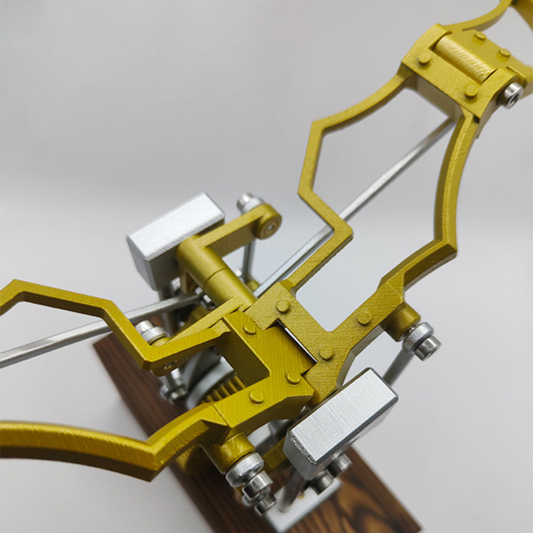 Kit de modèle d'ornithoptère mécanique en métal 3D à ailes battantes dynamiques