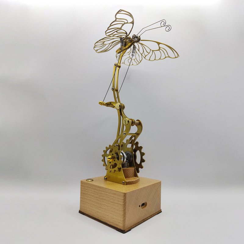 Mechanical Butterfly Dynamic 3D DIY Mechanical Metal Butterfly Model Kit for Kids, Teens, and Adults - EngineDIY