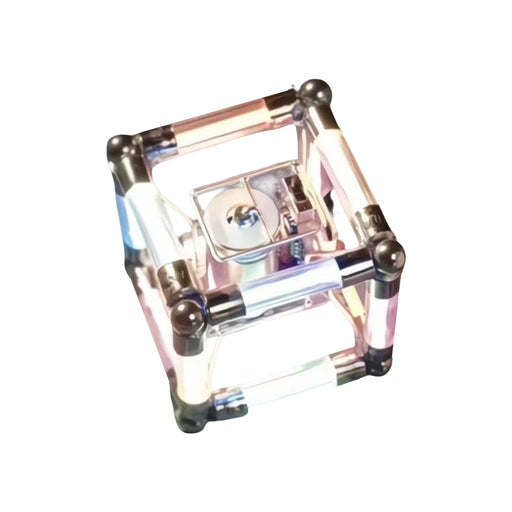 Tech-Sense DIY Desk Night Light, Transparent LED Lamp with Fuse Tube, Creative Electronic Kit for Home Office - EngineDIY