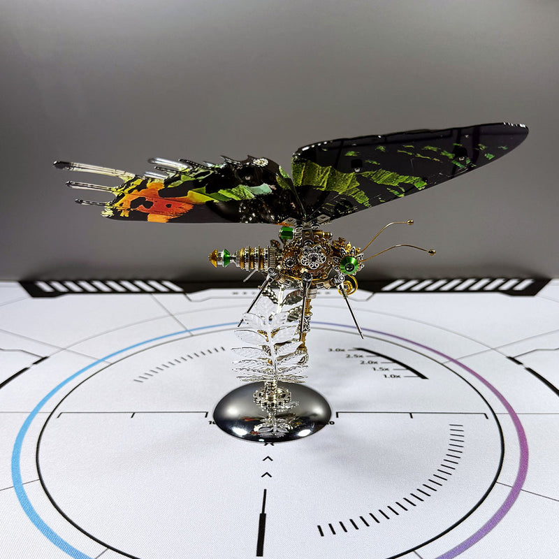 3D Metal Mechanical Steampunk Butterfly Model Kit - EngineDIY