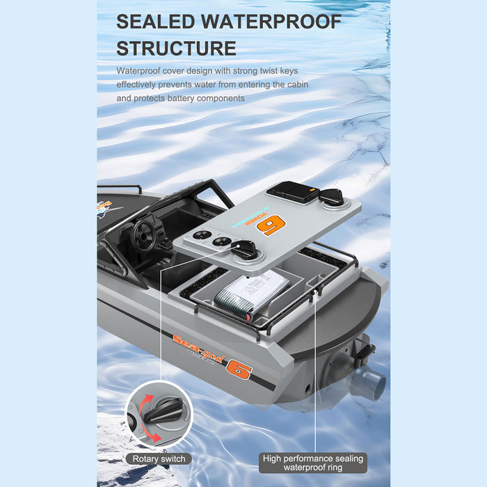 1/12 scale 2.4g 8km/h rc karting boat model rtr version