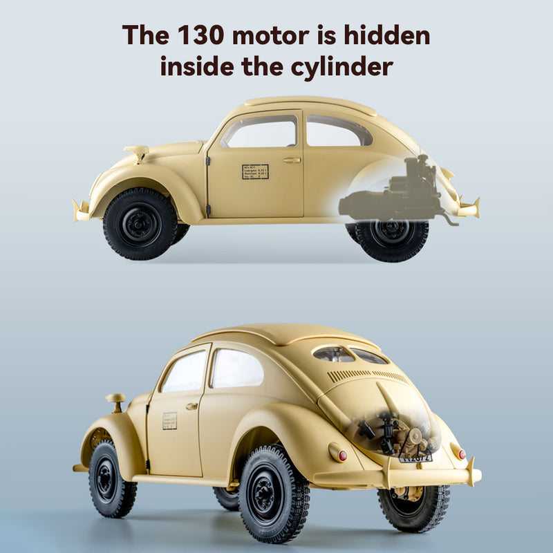 1/12 scale 2.4g 4ch rc military vehicle model with switchable 2wd/4wd, led light effects