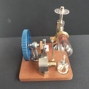 ENGINEDIY Stirling Engine Model with Vertical Flywheel Speed Adjustable | Science Experiment Engine - enginediy