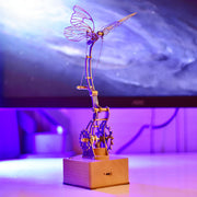 Mechanical Butterfly Dynamic 3D DIY Mechanical Metal Butterfly Model Kit for Kids, Teens, and Adults - EngineDIY