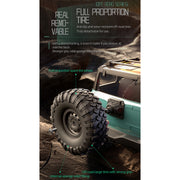 1/16 scale full-proportional rc crawler  - entry-level performance, high-detail design