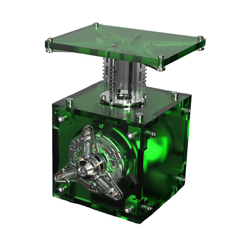 luminous acrylic mechanical display base diy metal stand