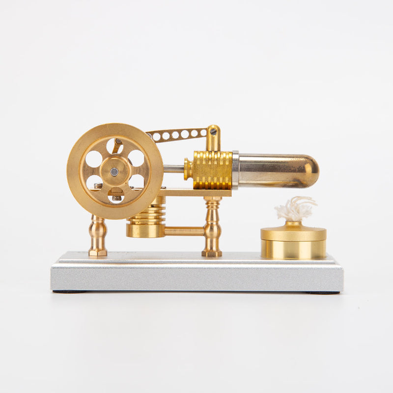 ENJOMOR Robinson Stirling Engine Mini Hot Air Stirling External Combustion Engine STEM Toy (RTR Version) - EngineDIY