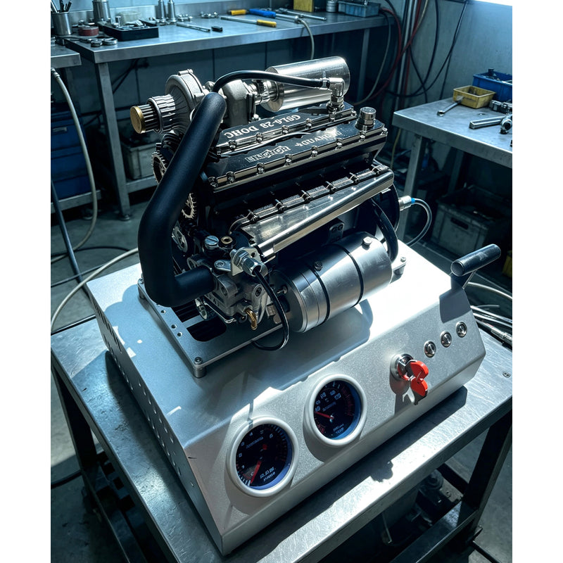 enjomor gs-l6 gs-v8 engine display stand and starter kit