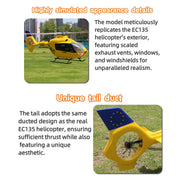 FLISHRC FL500 EC135 500-Class 2.4GHz 6CH Scale RC Helicopter – L7 Flight Controller & 4-Mode GPS Precision Positioning (RTF) - EngineDIY