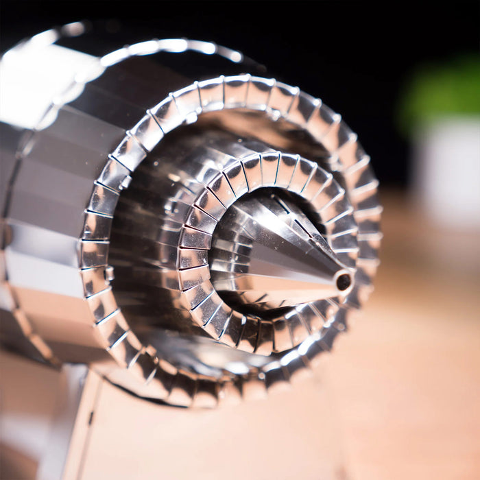 air force jet turbine 3D metal aircraft turbine model kit, collectible desktop display for aviation lovers-58pcs