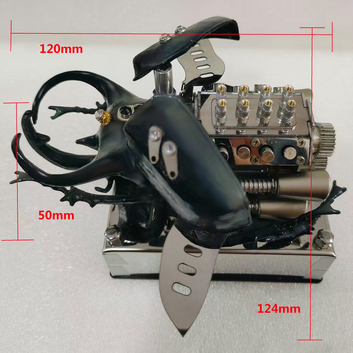 mechanical beetle dynamic mini v8 simulation insect engine