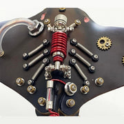 3d steampunk mechanical manta ray metal model kit, diy assembly gift for collectors (200+pcs)