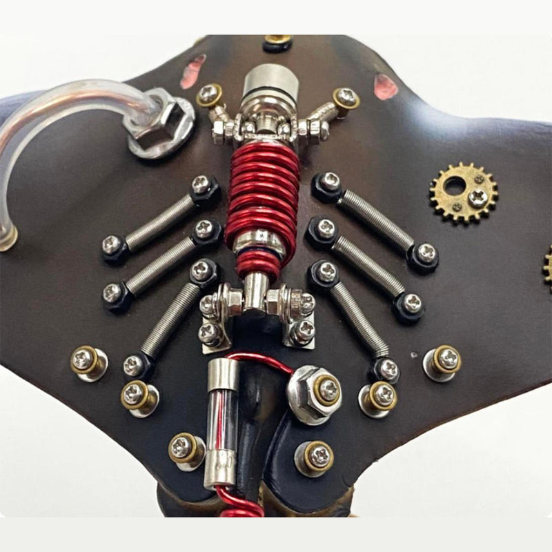 3d steampunk mechanical manta ray metal model kit, diy assembly gift for collectors (200+pcs)