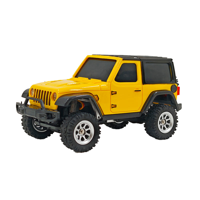 1/36 scale 2.4g 4wd proportional rc off-road car – led lights, long battery life