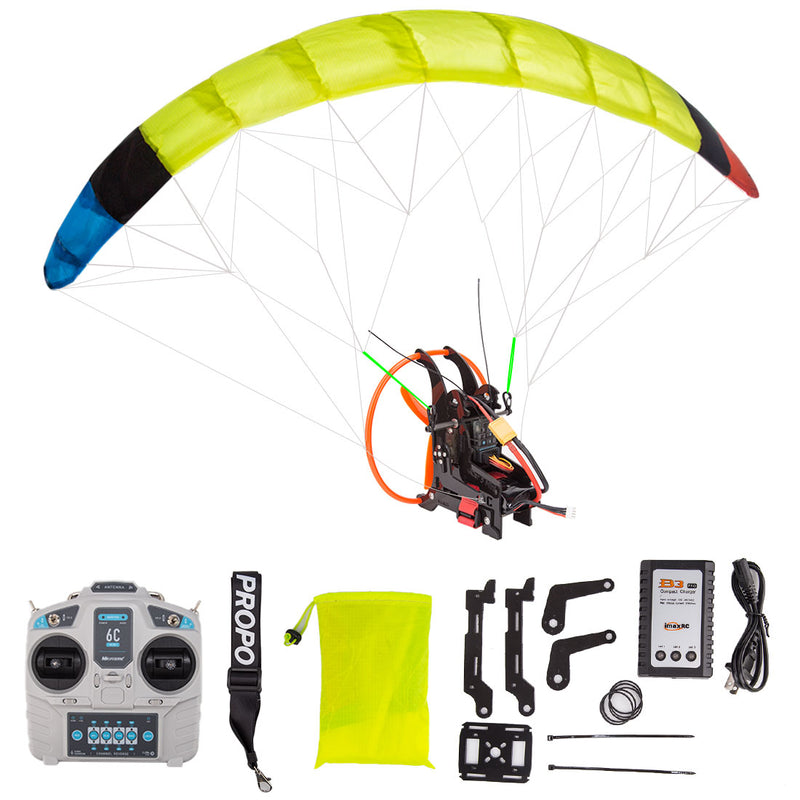 2.4g rc electric stunt mini paraglider model high-altitude stunt flight paraglider toy rtf version