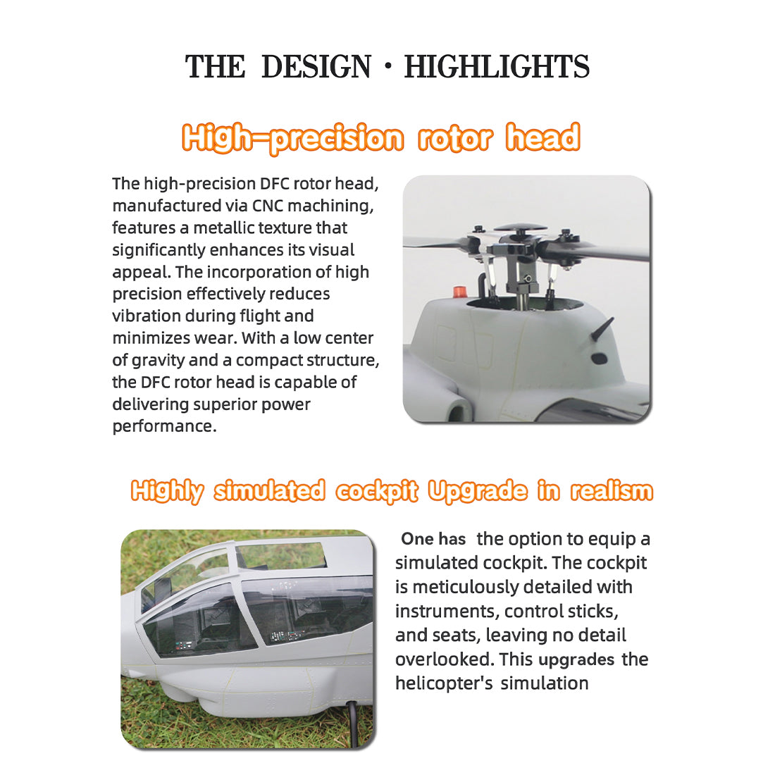 flishrc fl500 bell ah-1 cobra 500-class 2.4ghz 6ch scale rc helicopter with l7 flight controller, 4-mode gps positioning, realistic cockpit  rtf remote control helicopter
