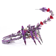 3d metal mechanical scorpion model kit with led & interchangeable claws