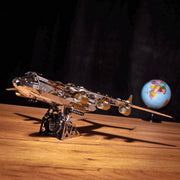 3d metal an-225 mriya aircraft model kit, collectible desktop display for aviation lovers-267pcs
