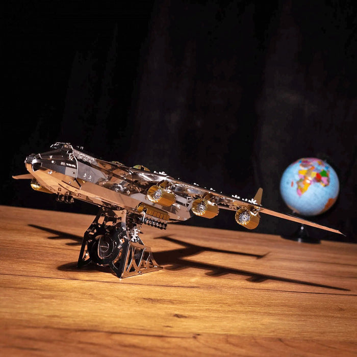 3d metal an-225 mriya aircraft model kit, collectible desktop display for aviation lovers-267pcs