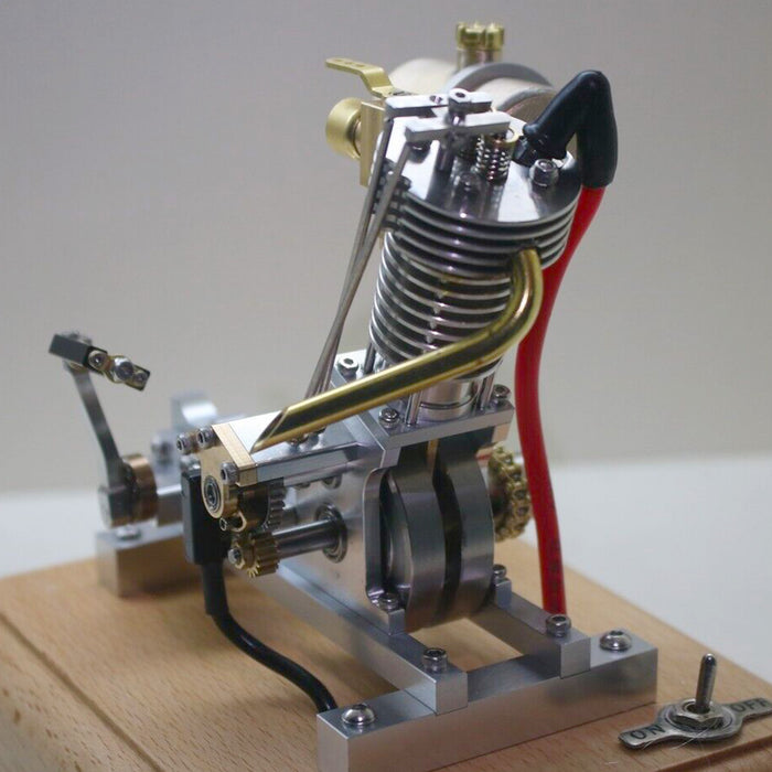 H09 Mini Hoglet Single-Cylinder Four-Stroke Gasoline Engine Model for Motorcycles with Pedal Start