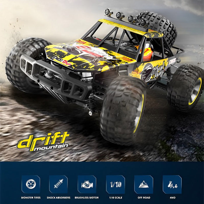 1/10 2.4G RC 4WD Brushless Off-road Crawler Car Model 65KM/H Vehicle Toy