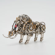 Raging Tusk 3D Metal Mechanical Boar Model Kit–DIY Steampunk Animal Assembly for Desktop Display