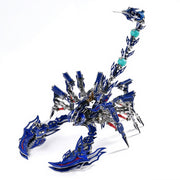 3d metal mechanical scorpion model kit with led & interchangeable claws