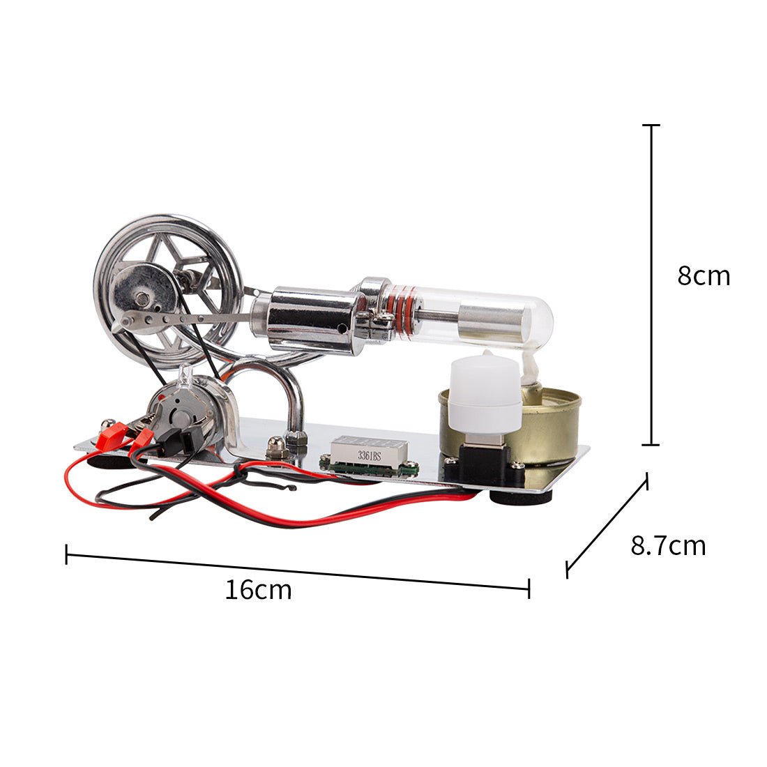 ENJOMOR γ-Type Hot Air Stirling Engine Model Kit