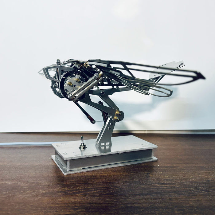3d metal mechanical flying fish wing-flapping dynamic bionic model