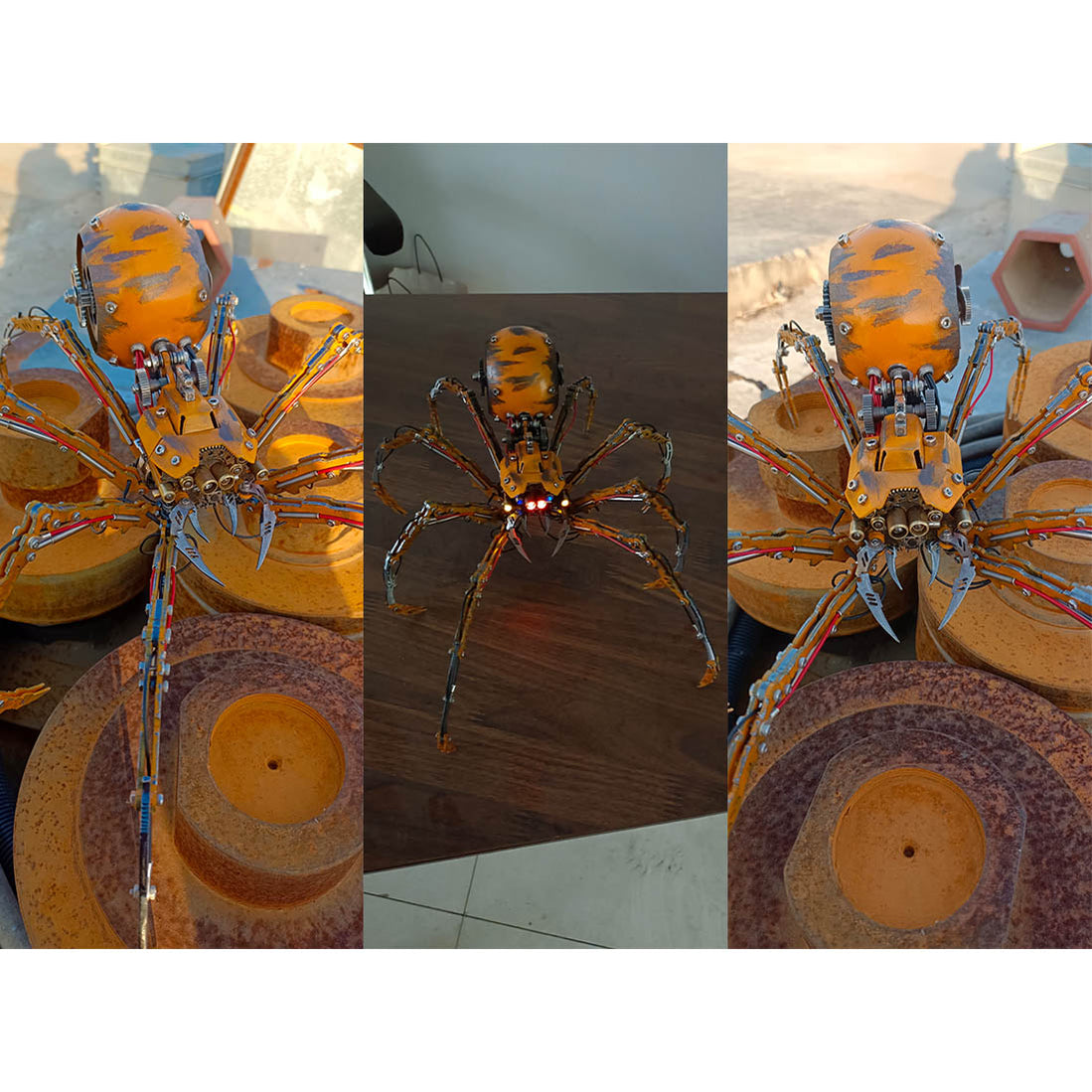 3D Mechanical Spider Assembly Model DIY Punk Movable Model Creative Or EngineDIY